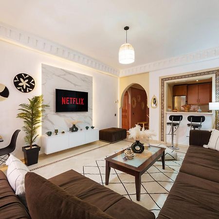 Appartement Chic Gueliz Plaza Avec Vue Marrakesh Eksteriør billede