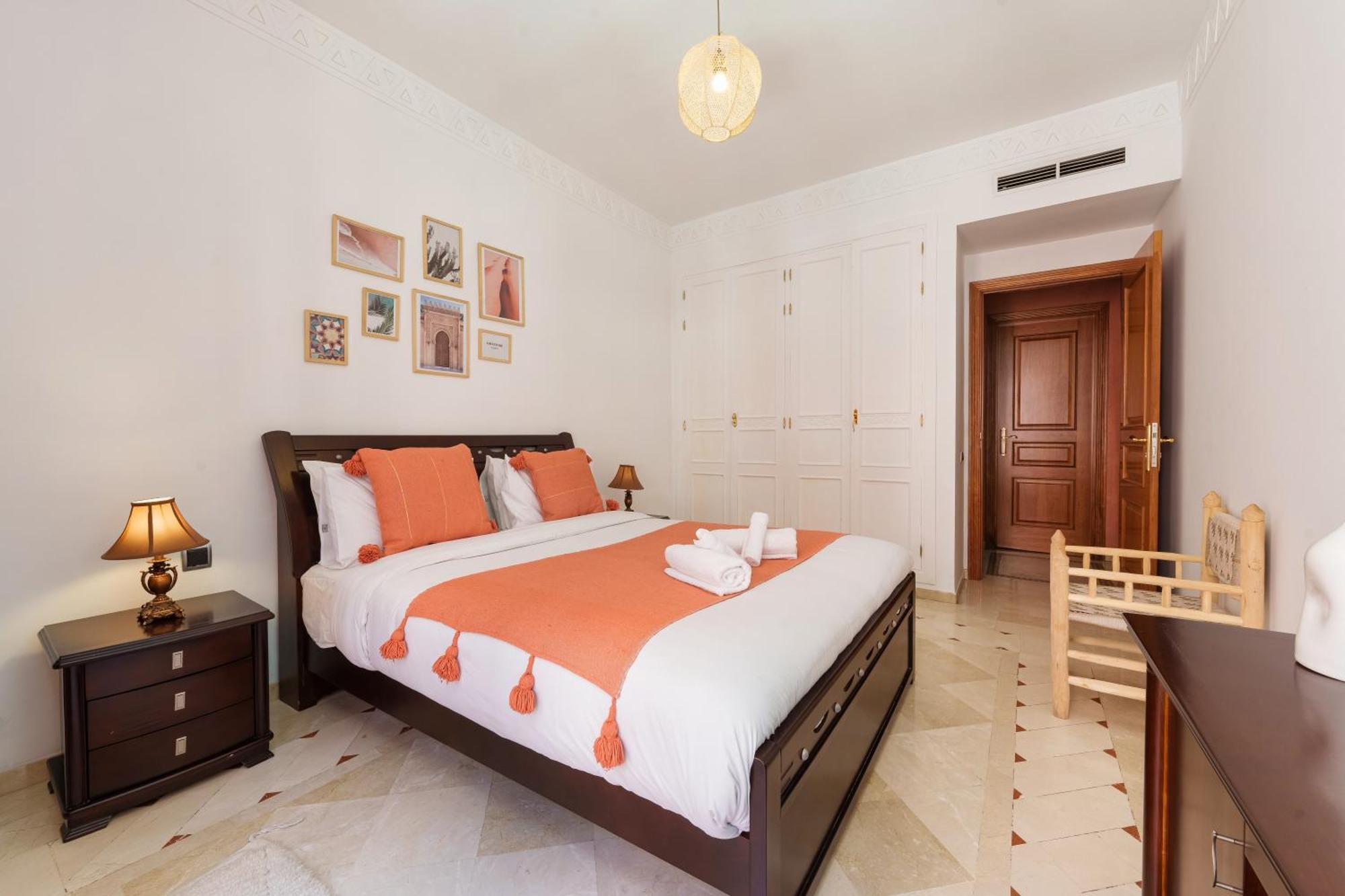 Appartement Chic Gueliz Plaza Avec Vue Marrakesh Eksteriør billede