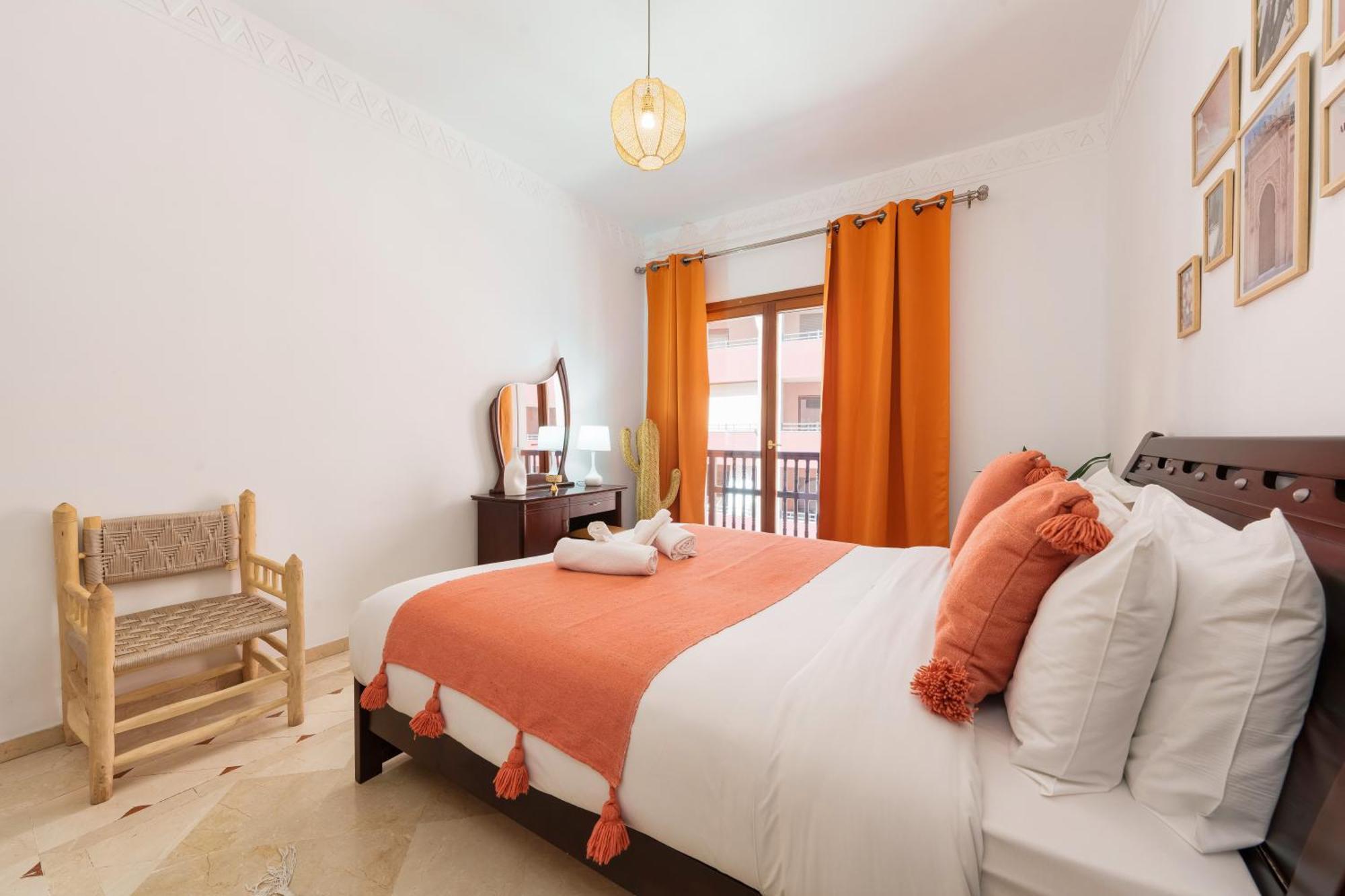 Appartement Chic Gueliz Plaza Avec Vue Marrakesh Eksteriør billede