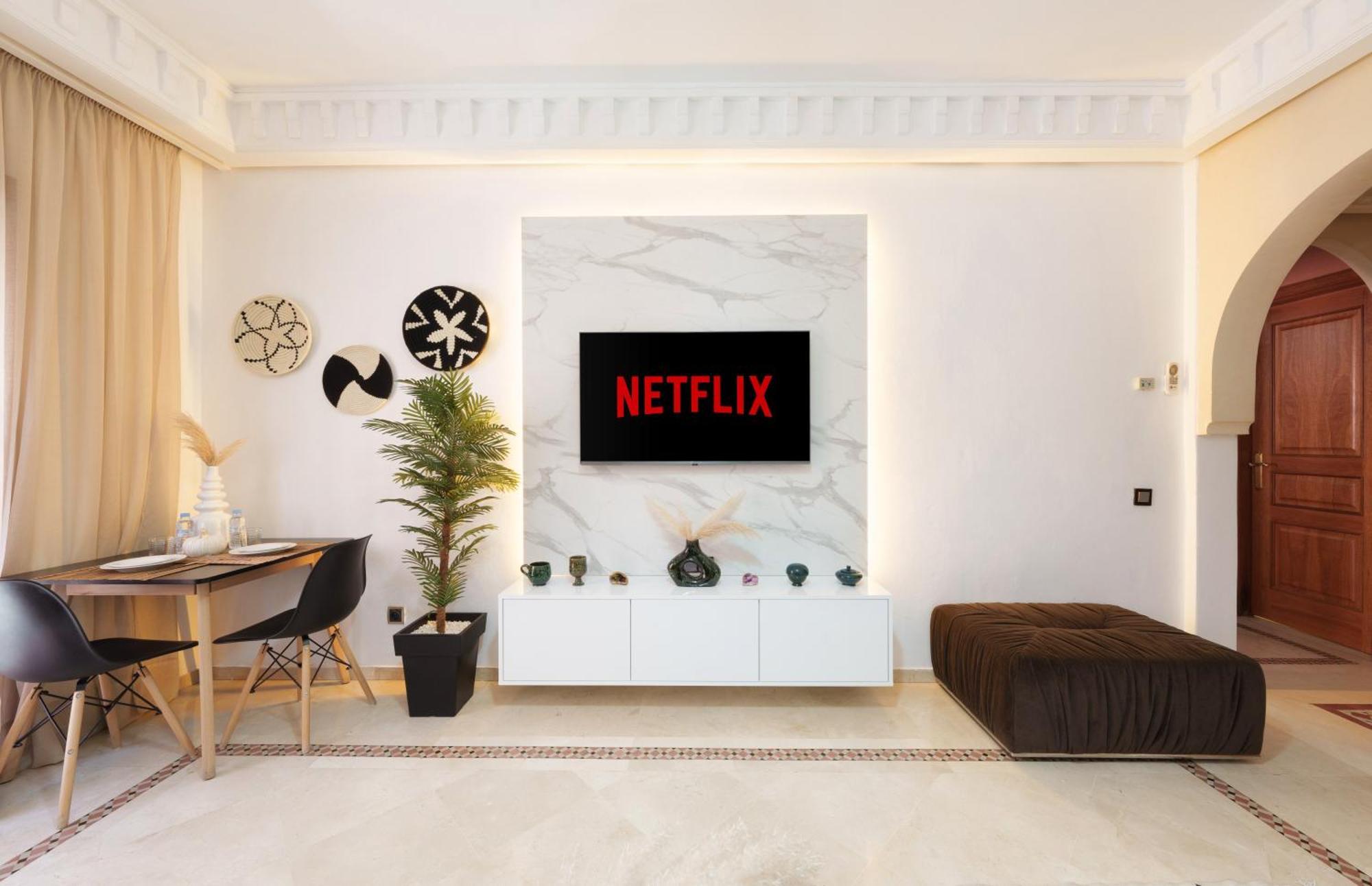 Appartement Chic Gueliz Plaza Avec Vue Marrakesh Eksteriør billede
